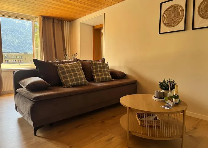 River-2 With Iconic Jungfraujoch View 公寓 因特拉肯